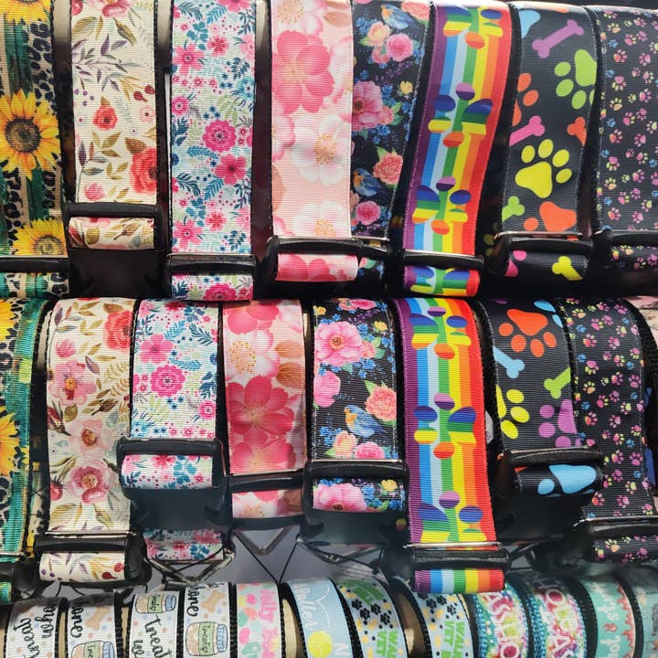 16 ct Bulk 1.5" Wide Dog Collars Doot's Choice LG, XL for wholesale by Doot's Pet - Collars For A Cause