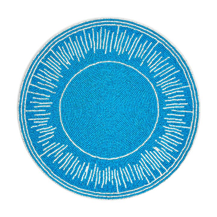 Amalfi Placemats - Blue & White for wholesale by Von Gern Home