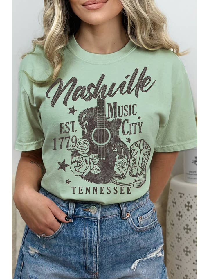 BouTeeQue Closet - Wholesale Screen Printed T-Shirt - Women's - BT1911 T Nashville3