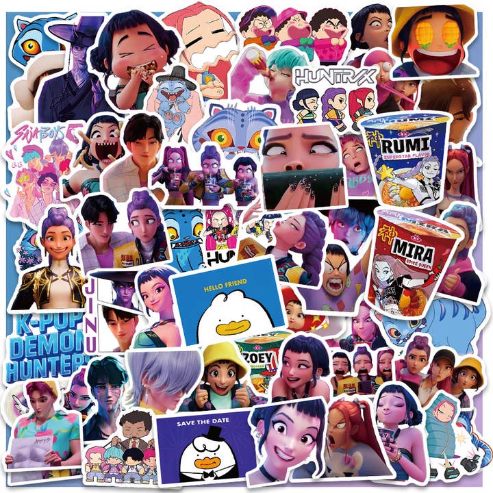 Little Trendy - Wholesale Sticker - KDH K-pop inspired cartoon Stickers Pack of 601