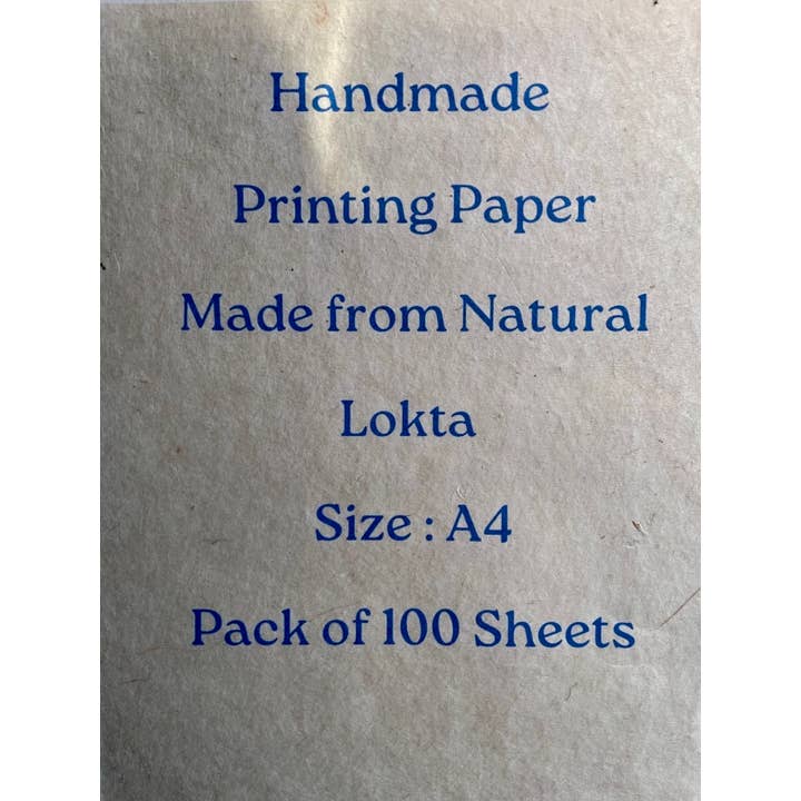 Numri Design - Wholesale Craft supplies - Handmade Lokta Paper A4 Printing Paper4