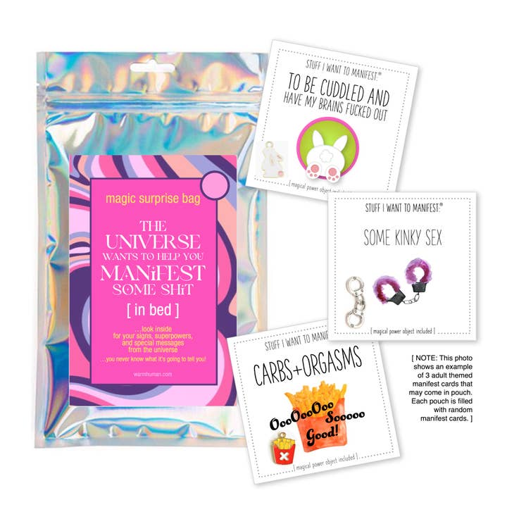 Grab-bag: Universe Wants To Help You Manif. Some Shit in Bed for wholesale by warm human