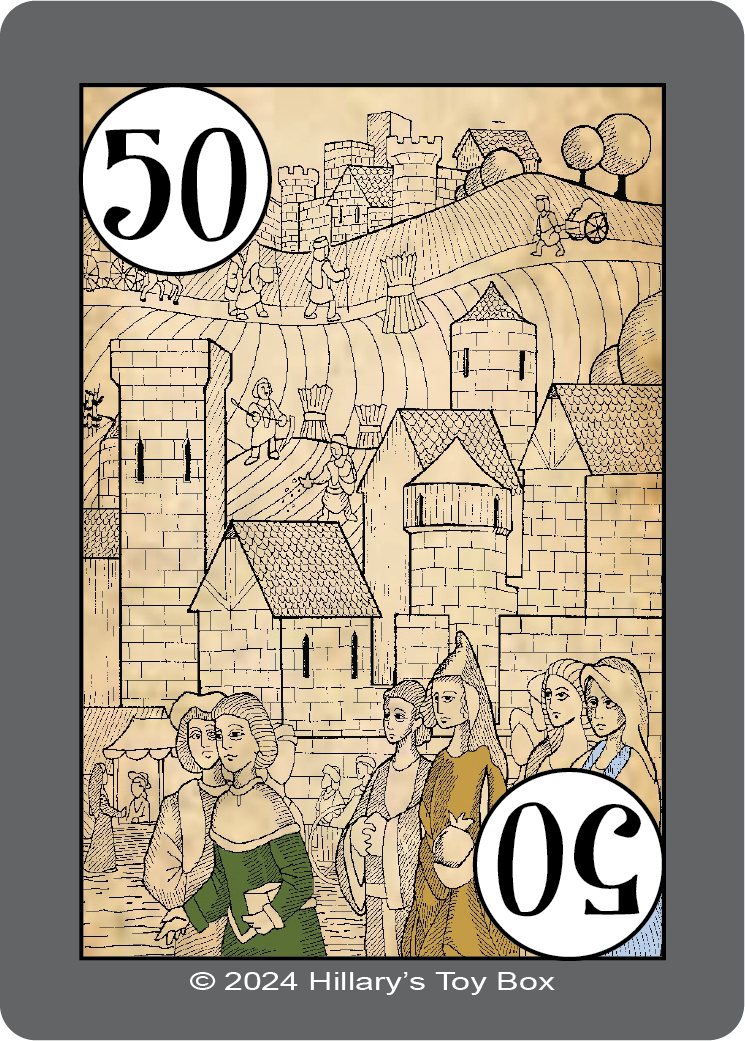 Hillary's Toy Box LLC - Wholesale Card Game - Of Popes & Plagues - Population Deck Expansion5