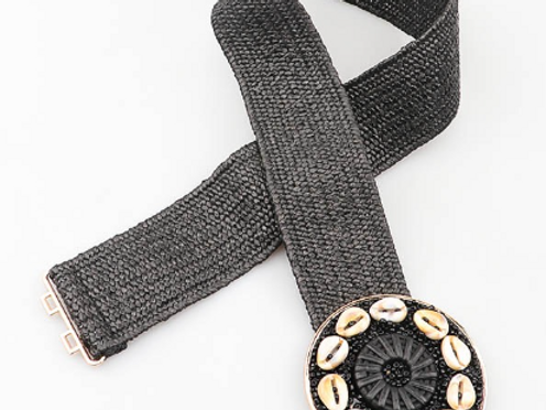 LOOWIE - Wholesale Belt - Women's - 13033 Raffia Belt Loowie3