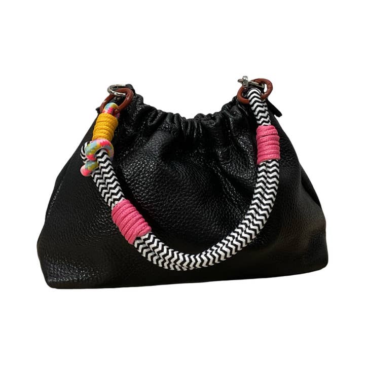 KORSETASKE I PLISSERET KORNET LÆDER for engroshandel hos Louisa lee