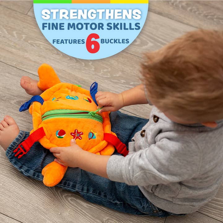 Buckle Toys – Großhandel Kuschel-/Plüschtier – Kind & Baby – Barney-Krabbe
