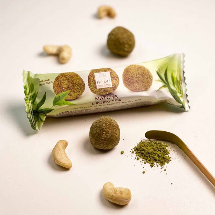 Thé vert Matcha (lot de 3 en aluminium) pour la vente par Nouri truffles