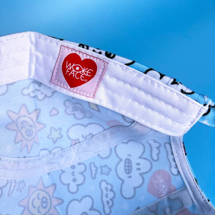 Wokeface - Wholesale Flat Brim Cap - Unisex - Hat - Cloudy Daze Pattern2