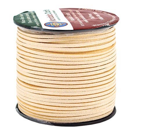 Mandala Crafts – Großhandel Bastelzubehör – Wildleder-Imitatkordel – veganes Leder für Schmuckherstellung und Perlenarbeiten45