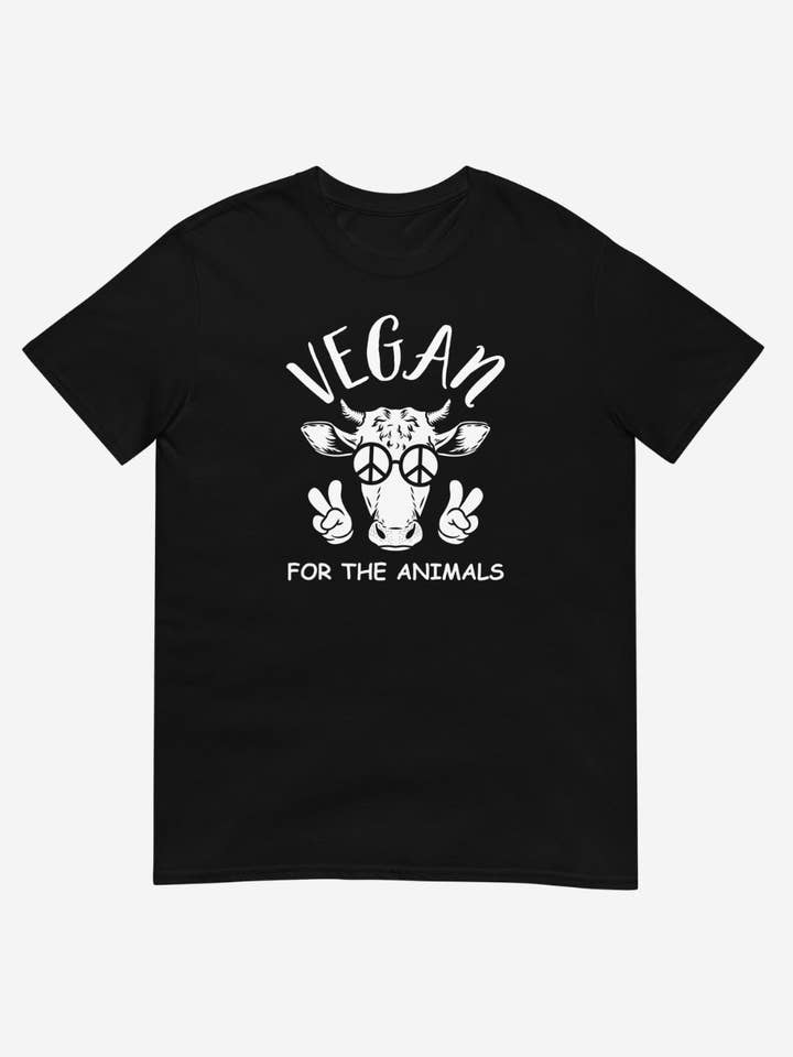 Vegan For The Animals Unisex T-Shirt for wholesale by Plant Babes