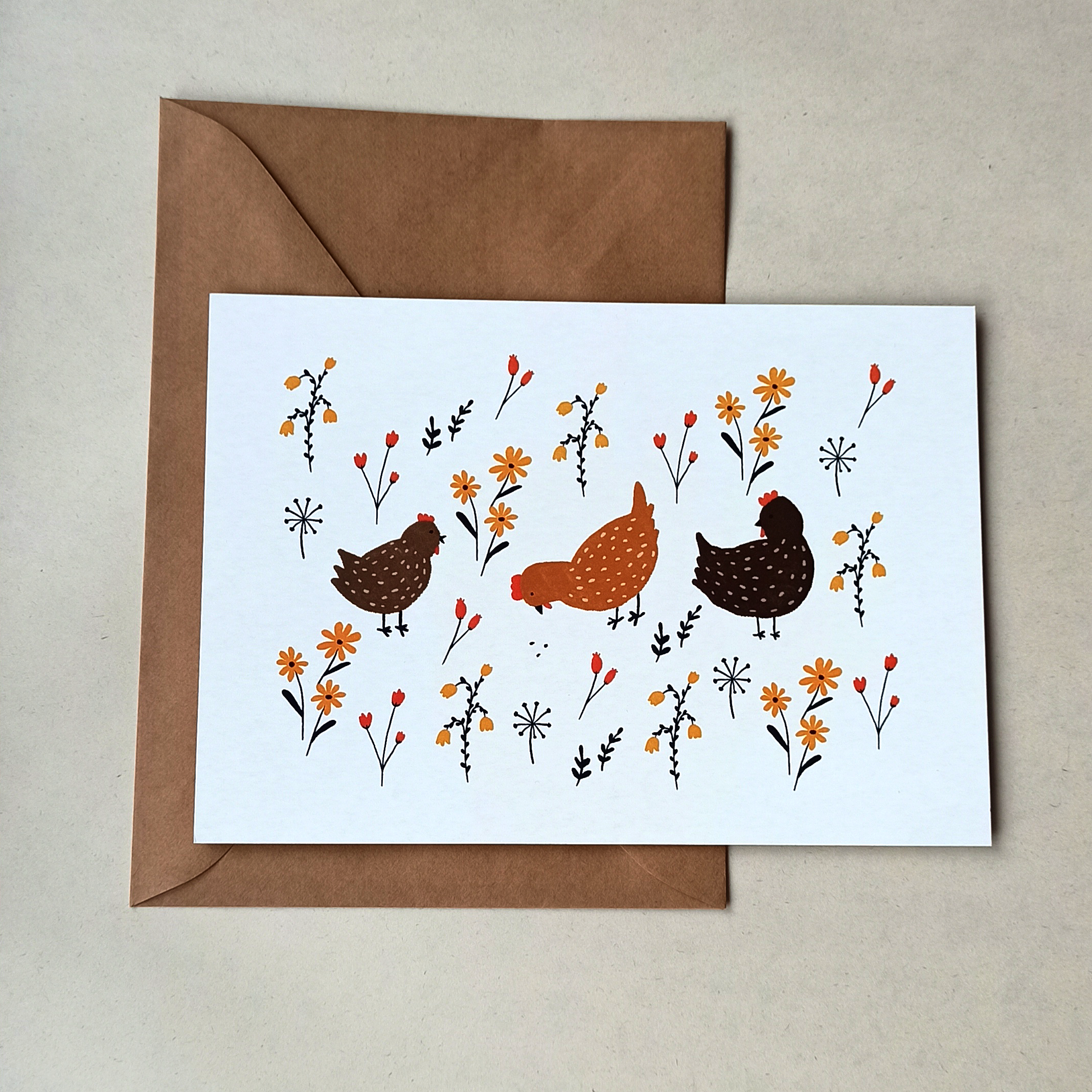 Silly Goose – Engroshandel Kunsttryk – Kunsttryk A5 - Kippen1