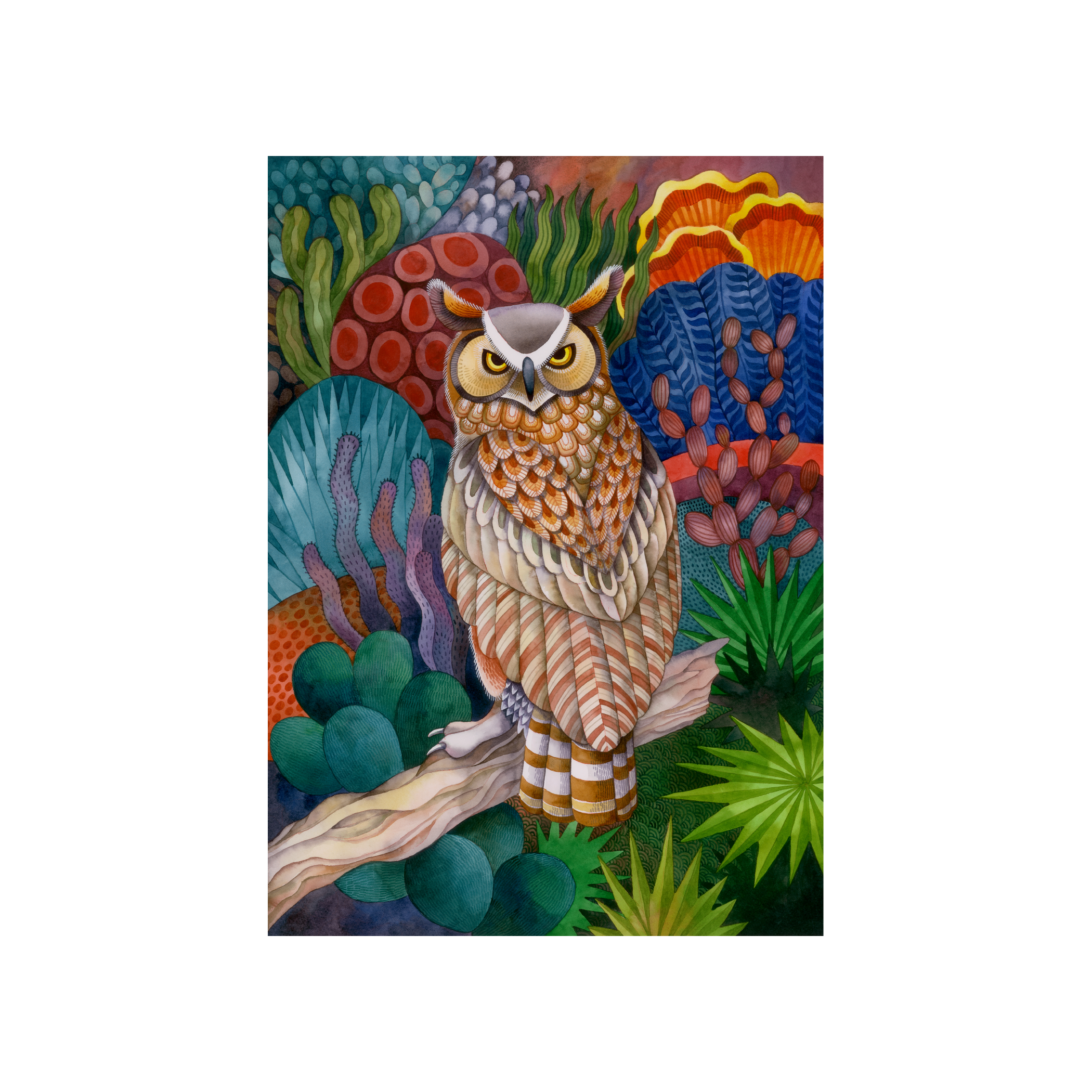 Hidden Piece Puzzles – Engroshandel Puslespil - Voksen – Ørkenugle (110 stykker)0