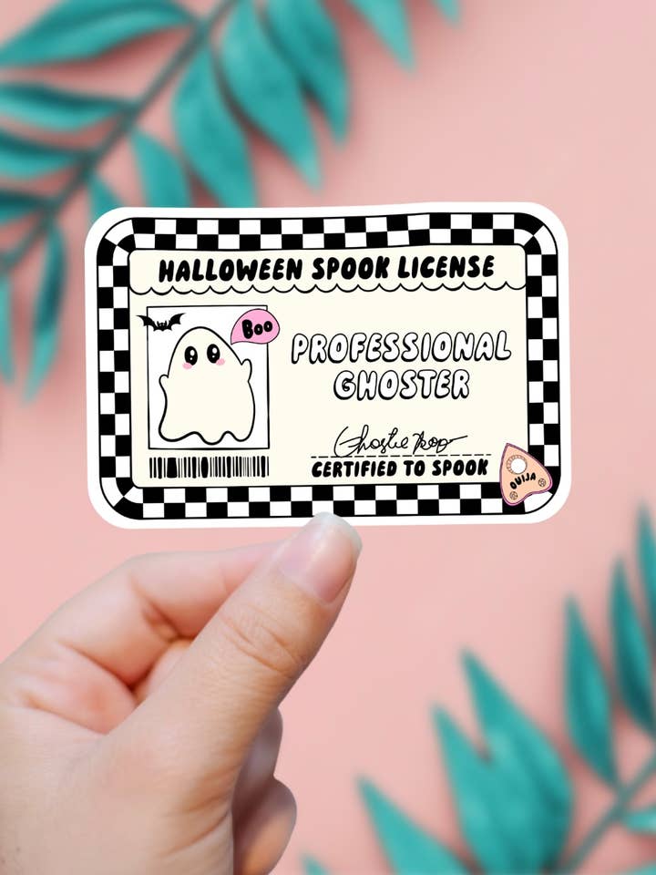 Professional Ghoster Sticker for wholesale by EnchantingSunshine