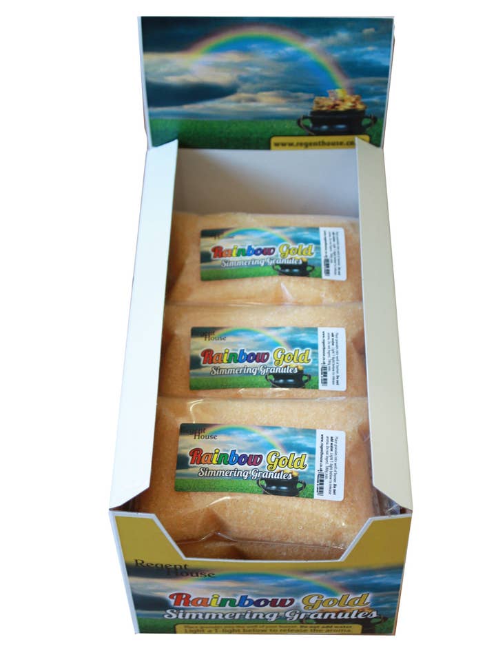 Rainbow Gold Simmering Granules for wholesale by Regent House