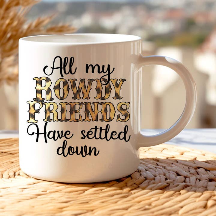 Rowdy Friends Sadeed Down - Rolig countrymusik mugg KTJ07 för wholesale av House Of Rodan