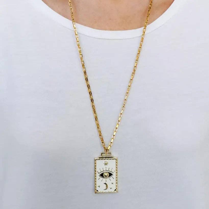 Pampa Mia - Wholesale Pendant/Charm Necklace - Astros Necklace & Protection - White3