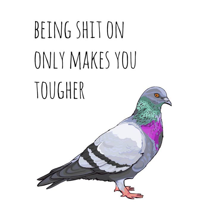 Noted By Copine - Wholesale Everyday Greeting Card - New York Pigeon Sh*t1
