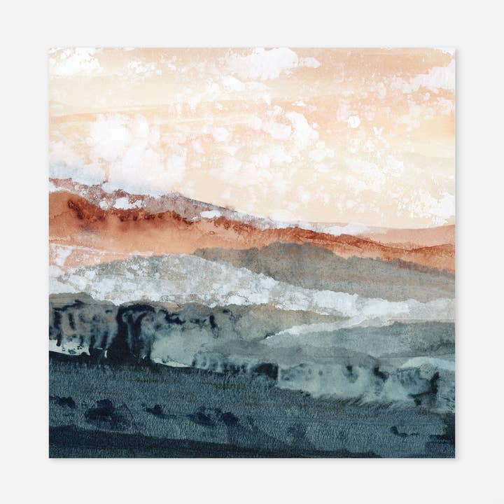 "Mini Moments No. 2" A Square Print by Lara Eckerman for wholesale by Lara Eckerman Art