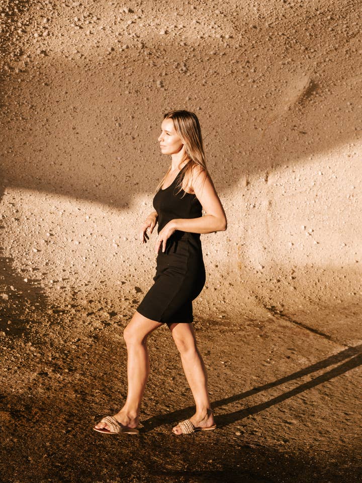 Ever Ribbed Dress for wholesale by Le Edit