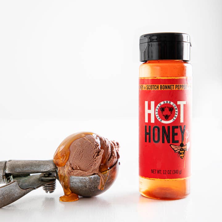 Savannah Bee Company - Wholesale Honey - Hot Honey - Plastic Squeeze Bottle - 12oz