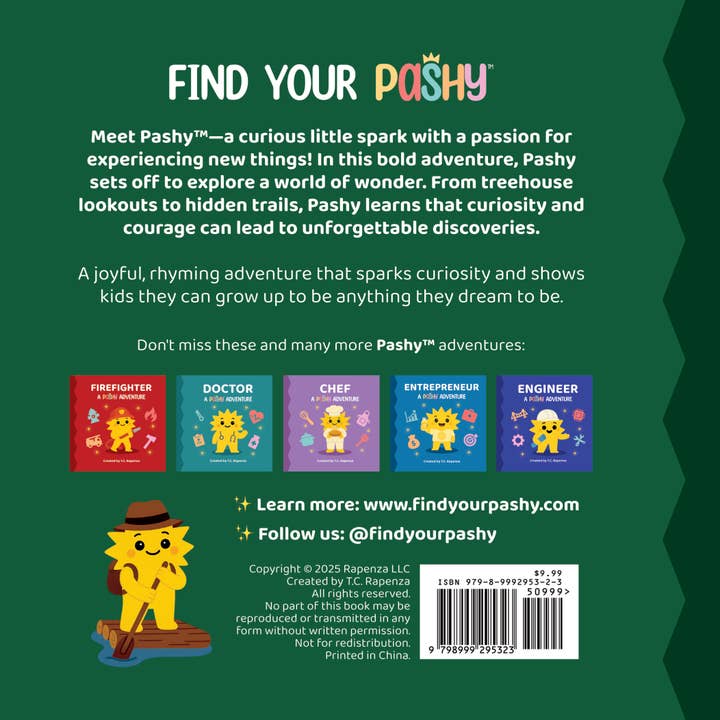 Pashy - Wholesale Early Reader Book (6-8) - Explorer: A Pashy Adventure2