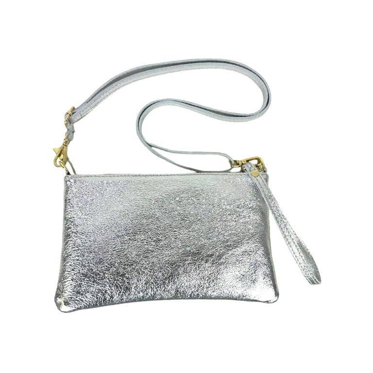Chenson & Gorett - Wholesale Crossbody Bag - Women's - Women's Compact Leather Bag with Shiny Effect. Verano2