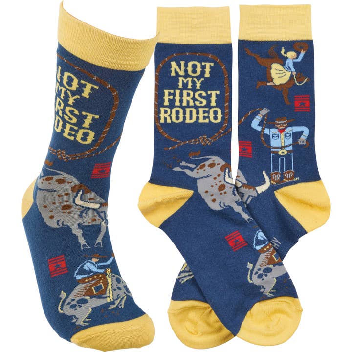 Primitives by Kathy - Wholesale Socks - Unisex - Not My First Rodeo Socks