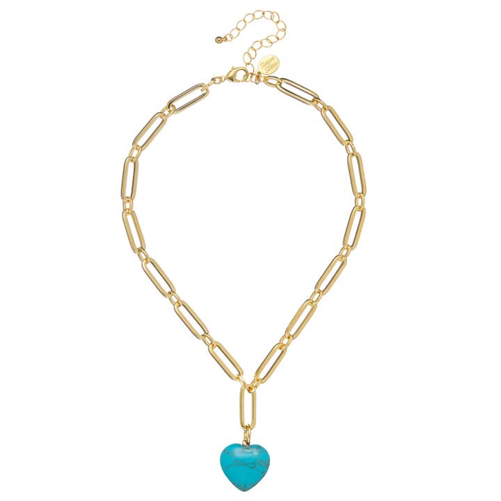Susan Shaw - Wholesale Pendant/Charm Necklace - Monroe Heart Necklace