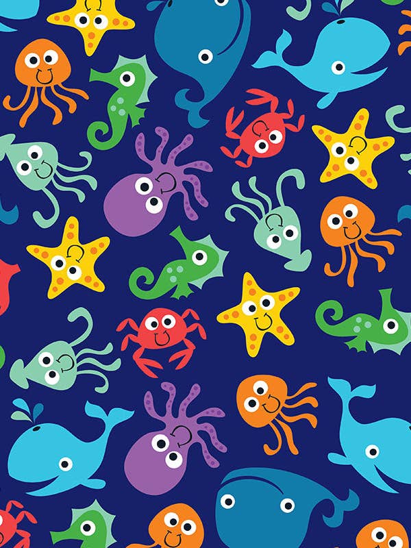 Sea Creatures - 1502 for wholesale by Artist Point Gift Wrap