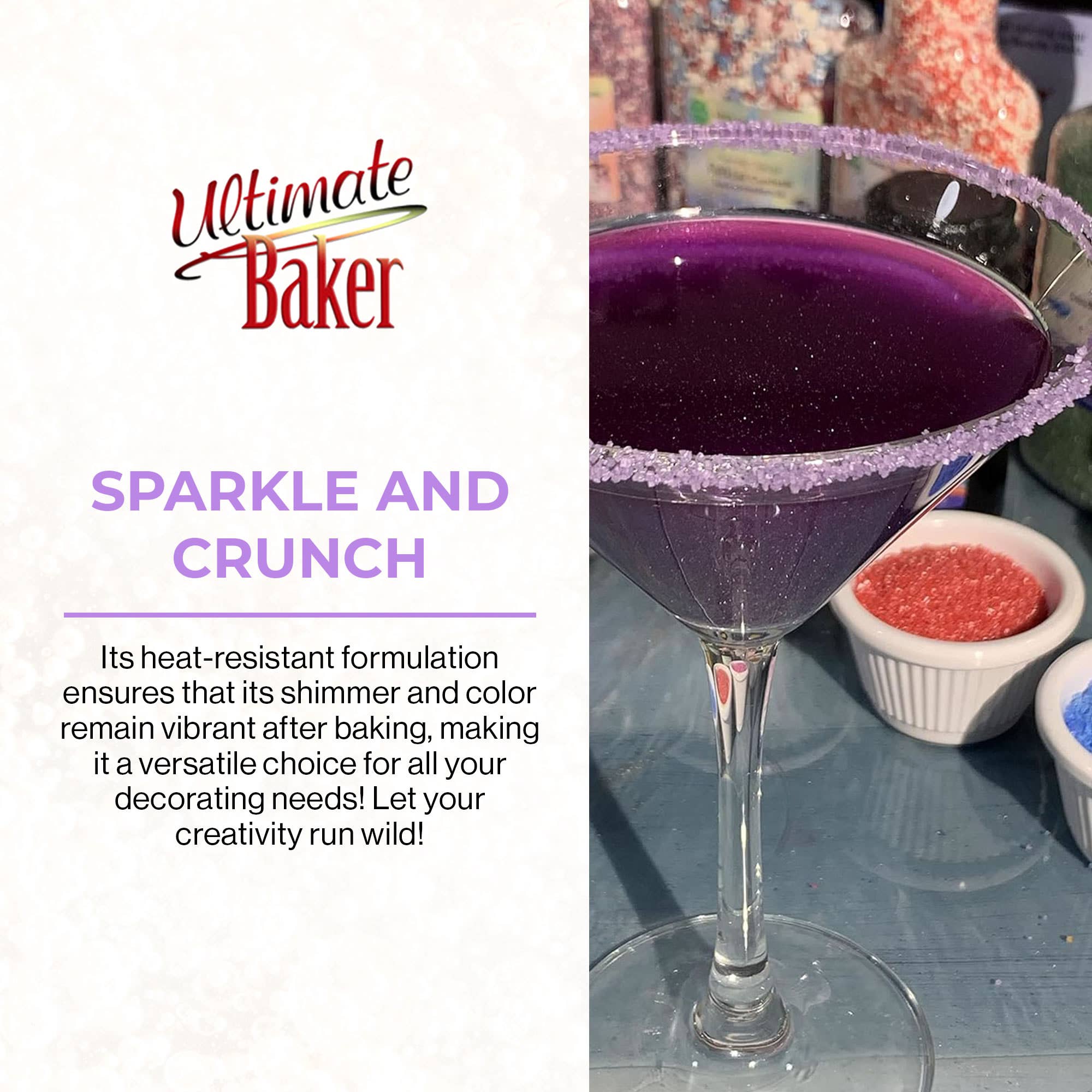 Ultimate Baker – Großhandel Zucker – Ultimate Baker Natürliches Schleifen Zucker Lila (1x1lb)4