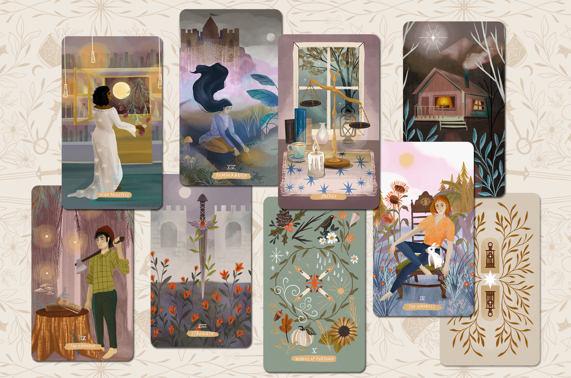 Lantern Print Co. - Vente Cartes de tarot - Le Tarot The Lighted Window - 2e Édition6