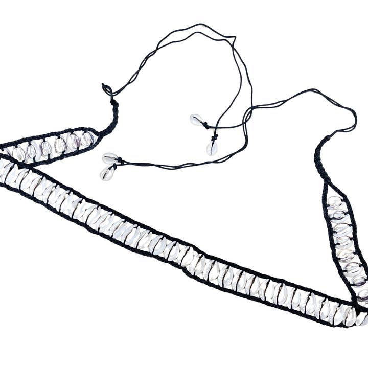 Kaurimuschel Geflochtener Gürtel für den Großhandel von Treasure Jewelry