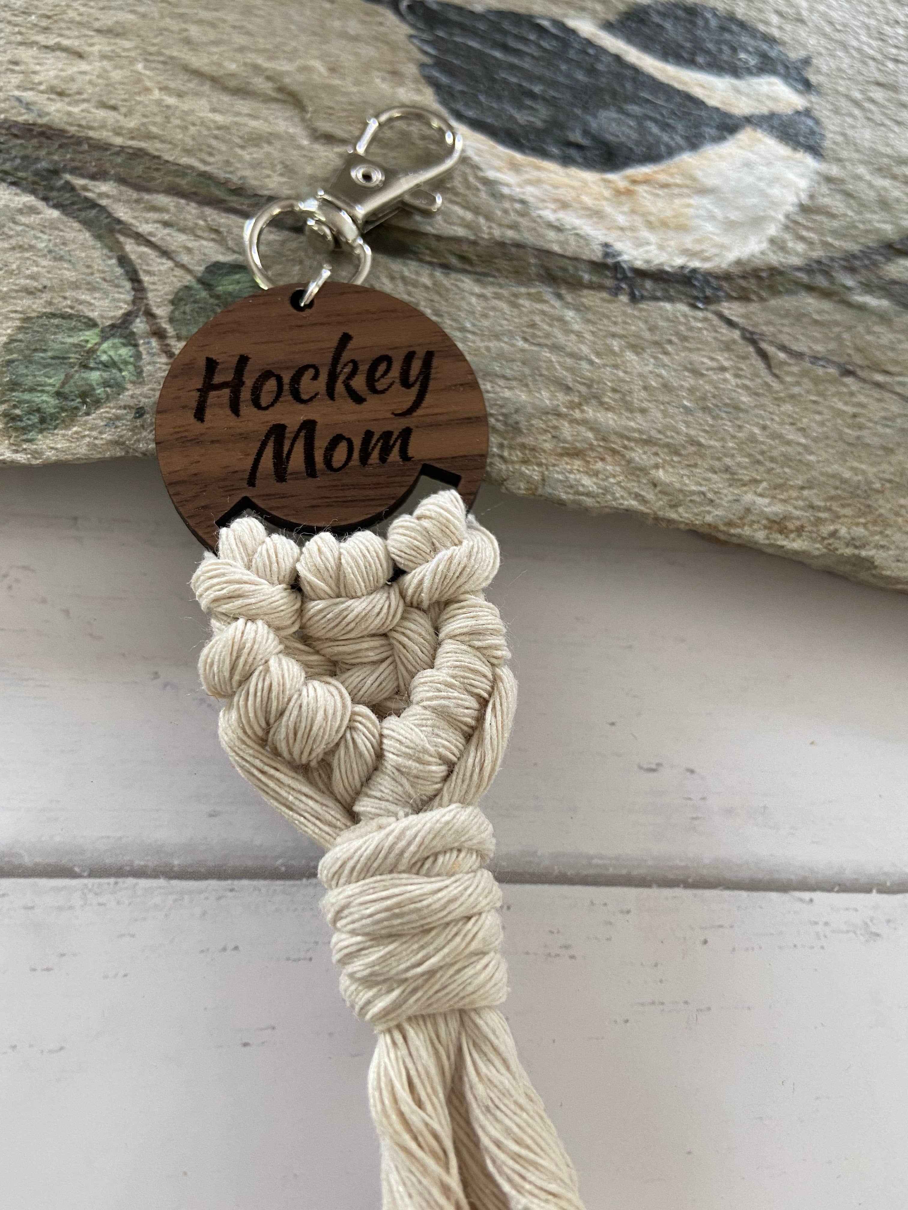 Chickadee Creations - Wholesale Keychain - Women's - Boho Macrame key chain keychain … hockey mom1