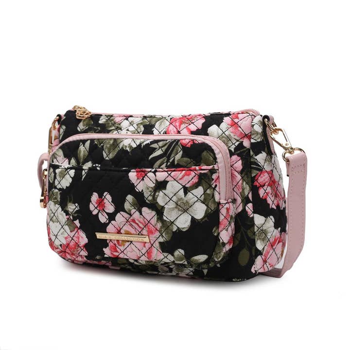 Rosalie Botanical Pattern crossbody Shoulder Bag by Mia K for wholesale by MKF Collection