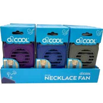 O2COOL Deluxe Necklace Fan - Assortment for wholesale by O2Cool