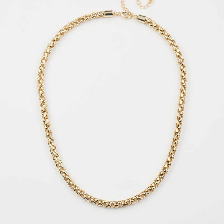 Collier noué épais en or 18K pour la vente par Brenda Grands Jewelry