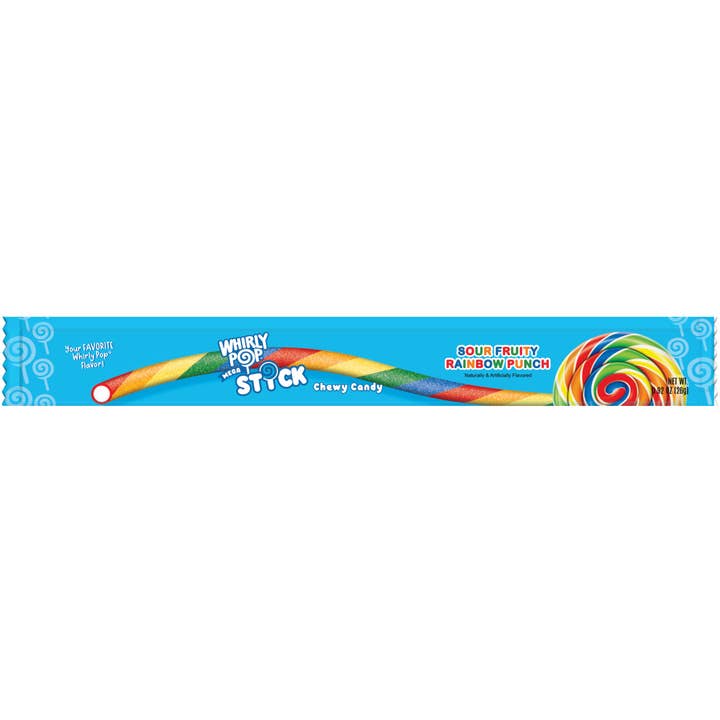 Grandpa Joe's Candy Shop - Vente Bonbons gélifiés - Bonbons à mâcher fruités Whirly Pop Mega Stick Sour, 0,92 oz, 24 carats1