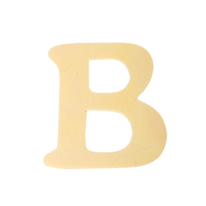 Atiladecor, Artesanato Lda - Wholesale Craft Supplies - Pack 6 Letters B In Wood 4Cm - U.V. 3Pack0