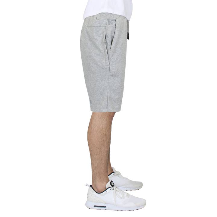 Galaxy By Harvic – wholesale Lounge shorts – Men's – Men's Tech Fleece Jogger Lounge Shorts With Zipper Pocket3