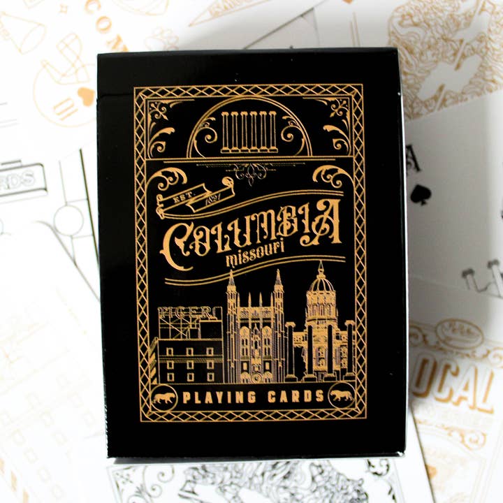 Columbia Missouri Playing Cards for wholesale by Illuminated Designs