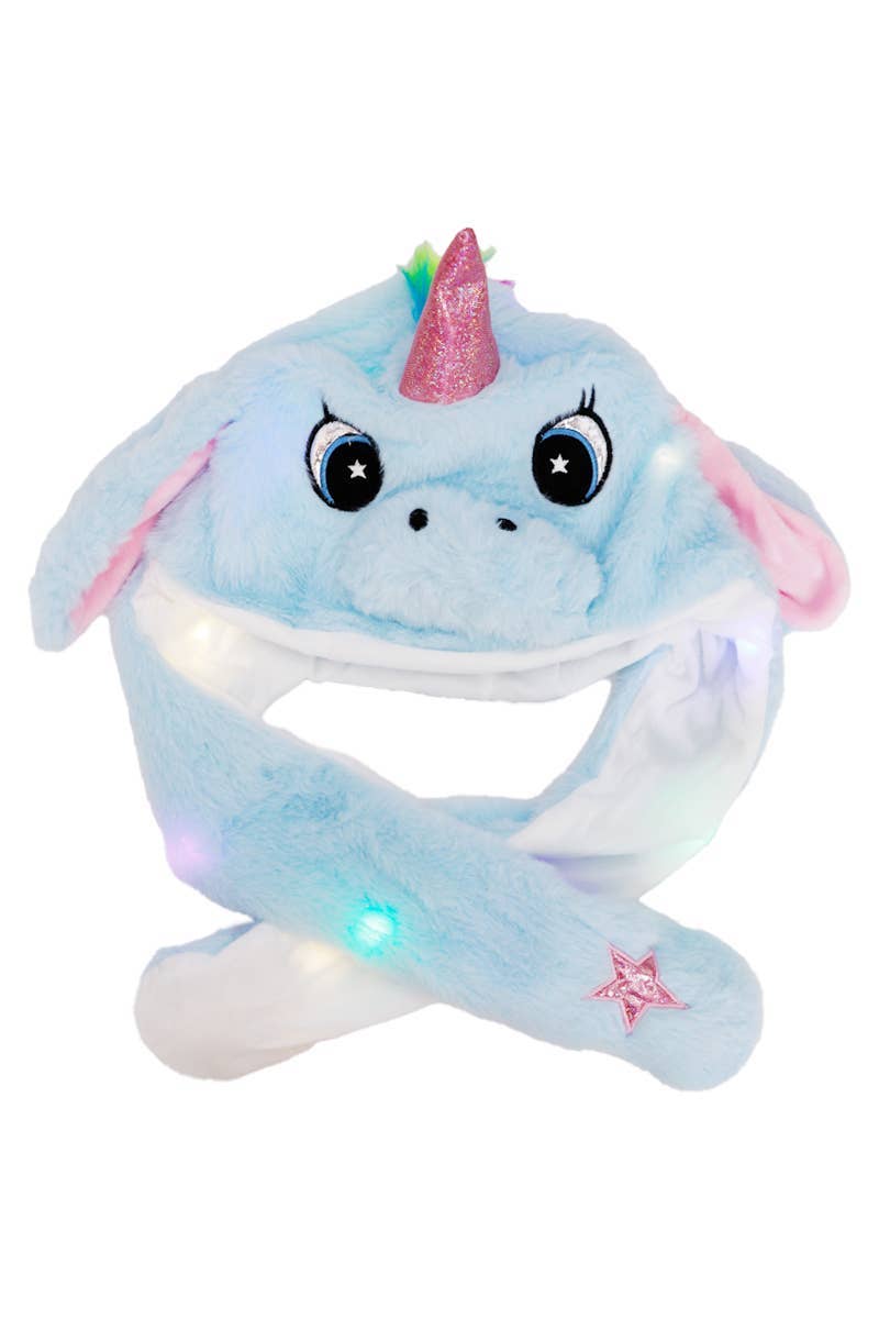 ASSORTED Unicorn Fluffy Fur Led Light-up Ear Moving Hat for wholesale on Faire11