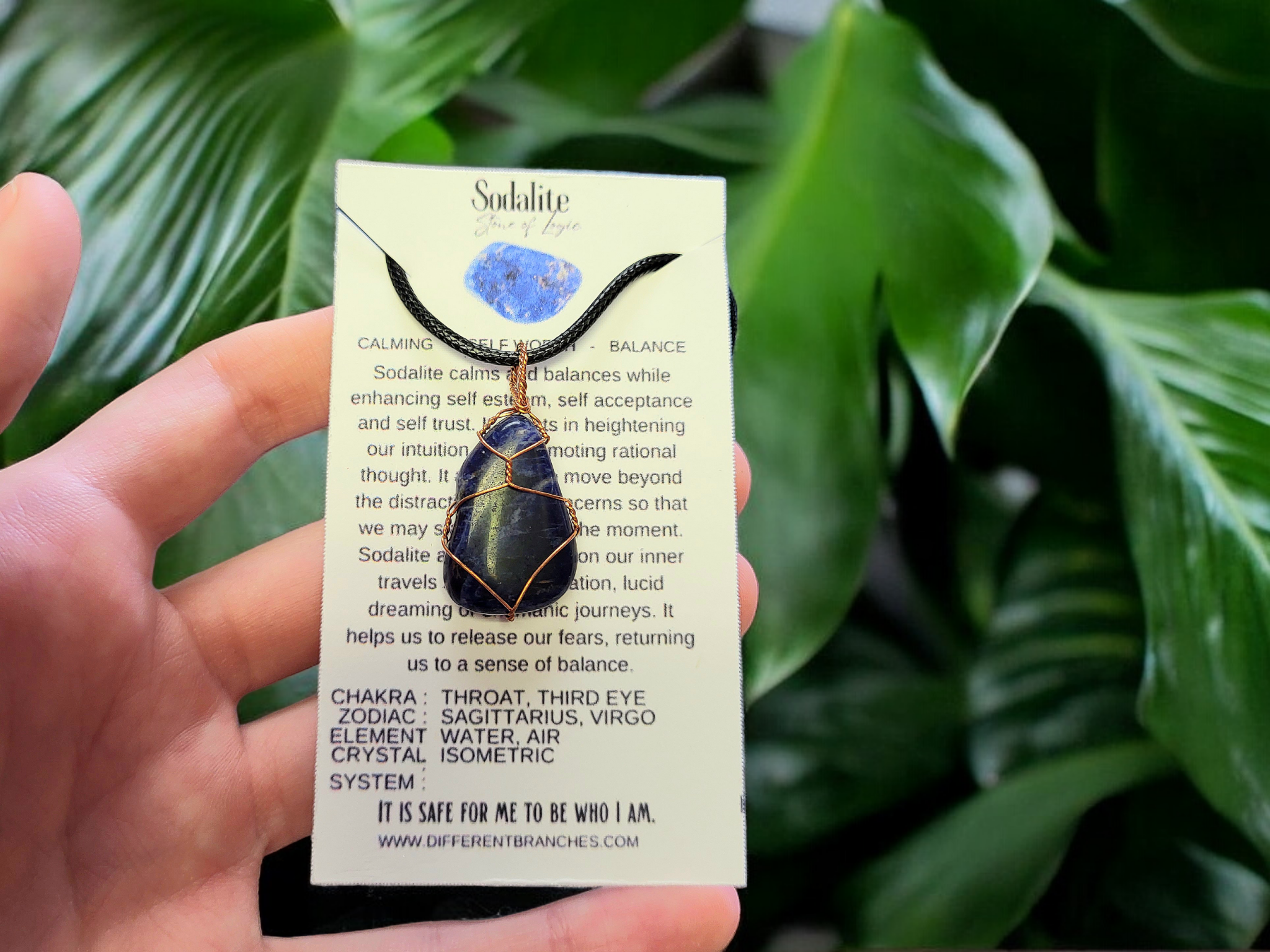 Different Branches - Wholesale Halskettinghanger - Edelstenen ketting met bijbehorende kristalkaarten12