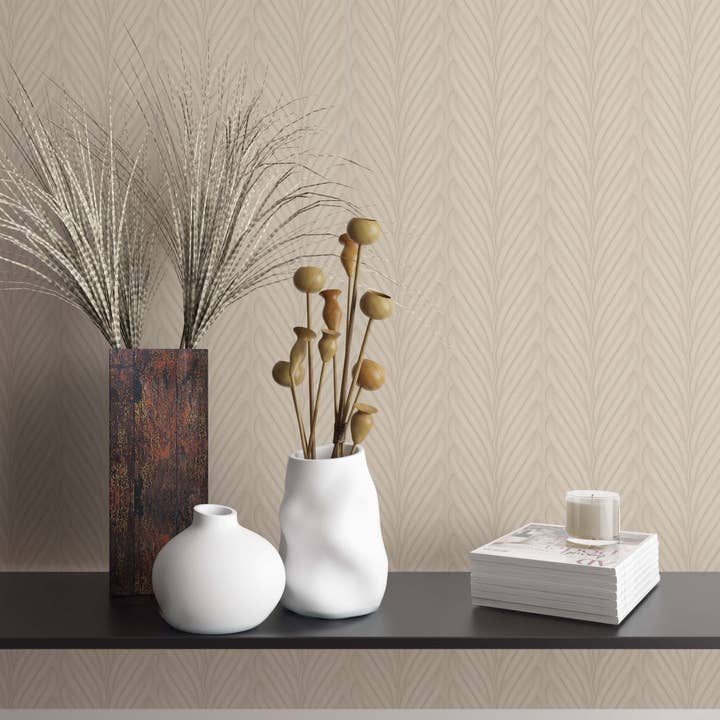Carta da parati grafica beige per camera da letto, soggiorno o cucina per la vendita all'ingrosso da parte di Marburg