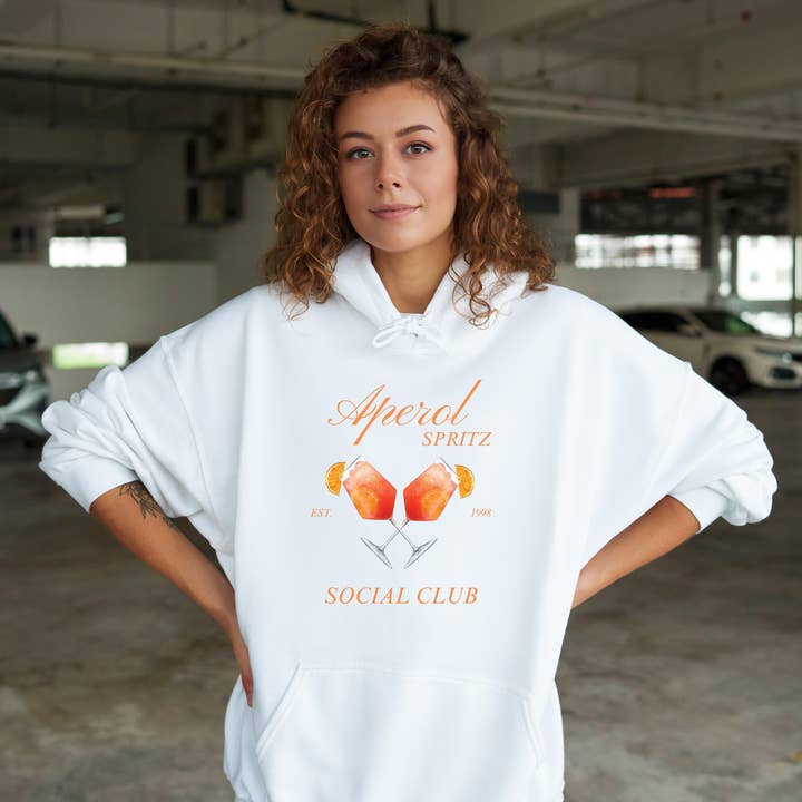 Aperol Spritz Social Club, Cocktail Club, Hoodie for wholesale by Bash