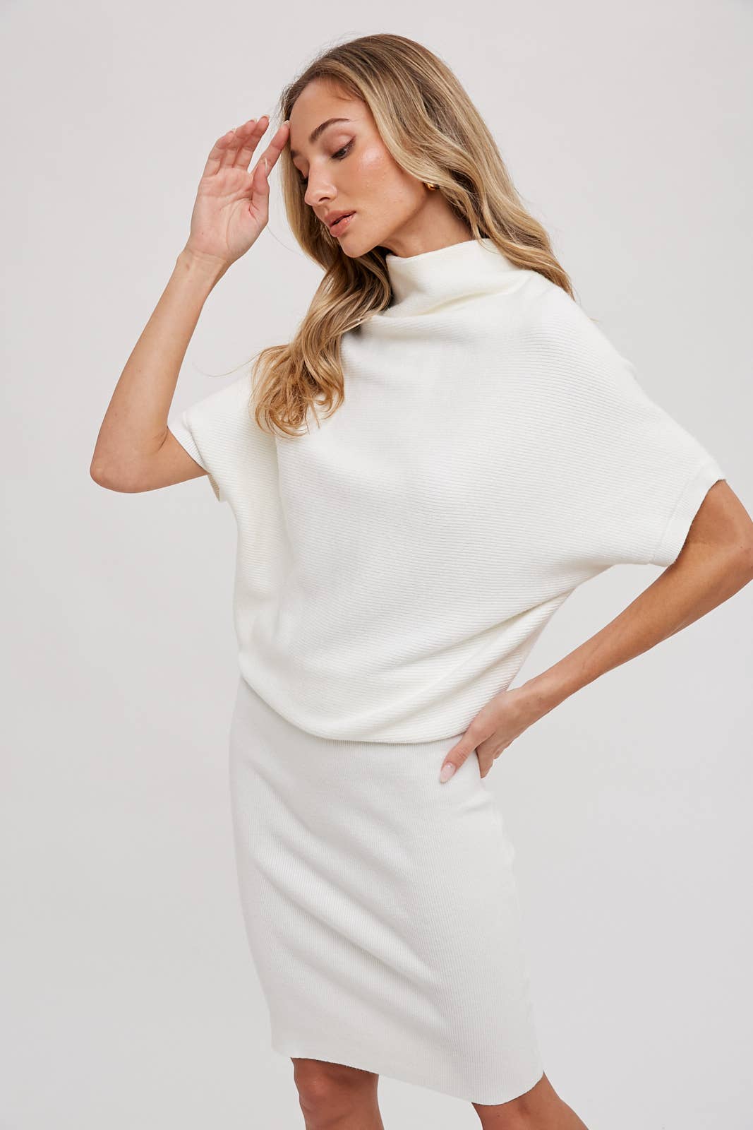 Bluivy - Wholesale Dress - Women's - SLOUCH NECK DOLMAN MIDI DRESS21