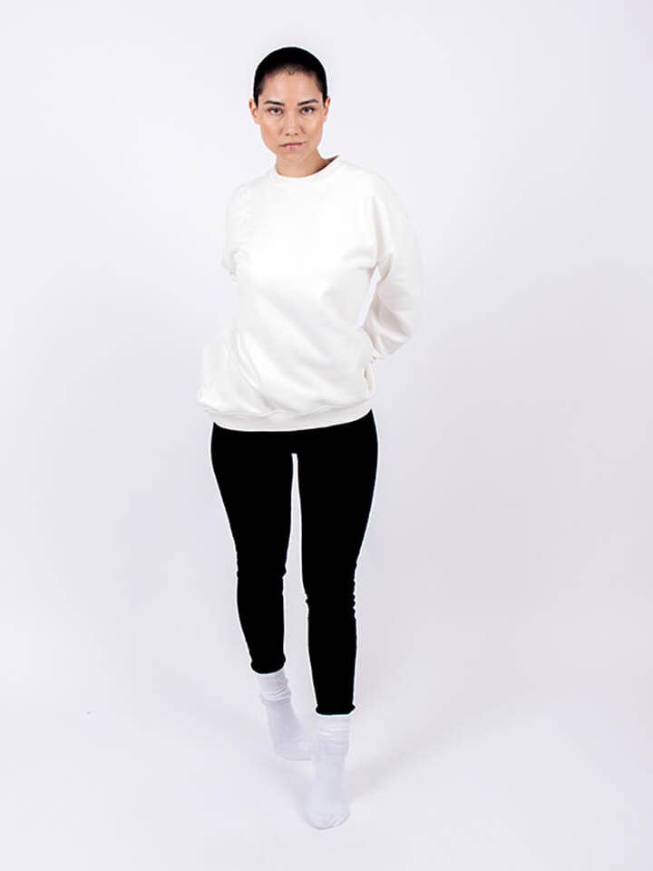 SKULK - Wholesale Sweatshirt - Women's - Sweatshirt Over Off White