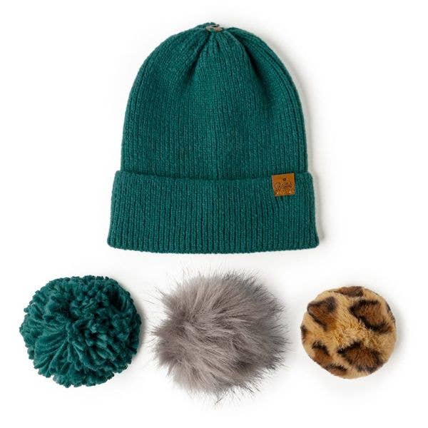 DM Merchandising - Wholesale Beanie - Women's - Britt's Knits Snap To It Mix & Match Pom Hat Assortment6