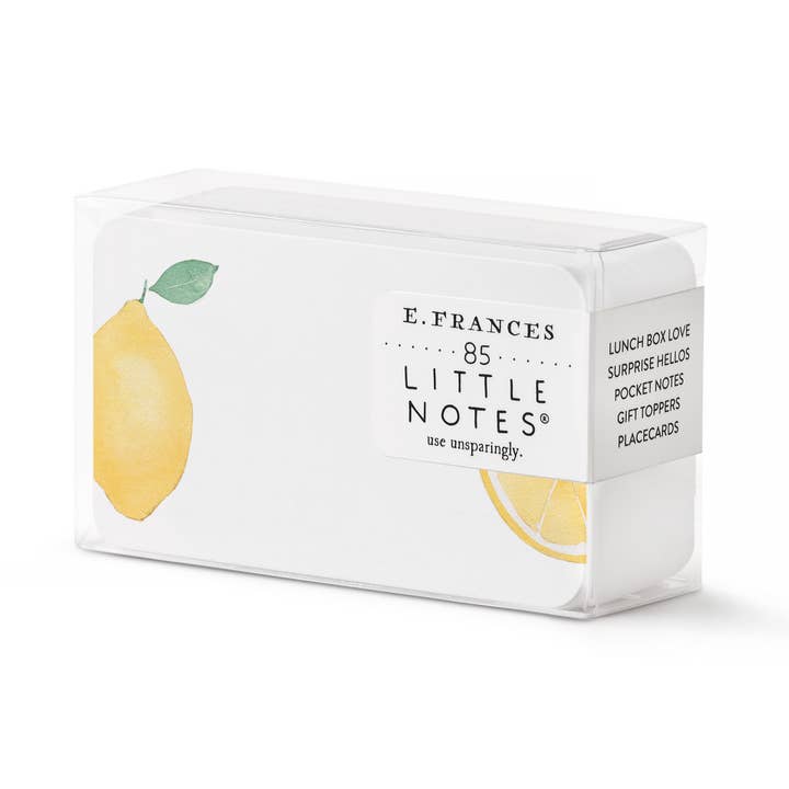 E. Frances Paper – wholesale Kontorsmateriel/Notecard Set – Citron Little Notes®0