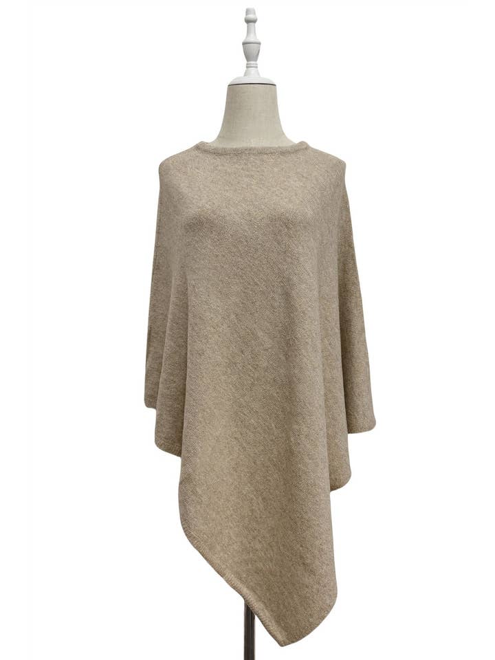 Fashion Scarf World – wholesale Poncho – Women's – Plain Cosy Metallic Thread Poncho19