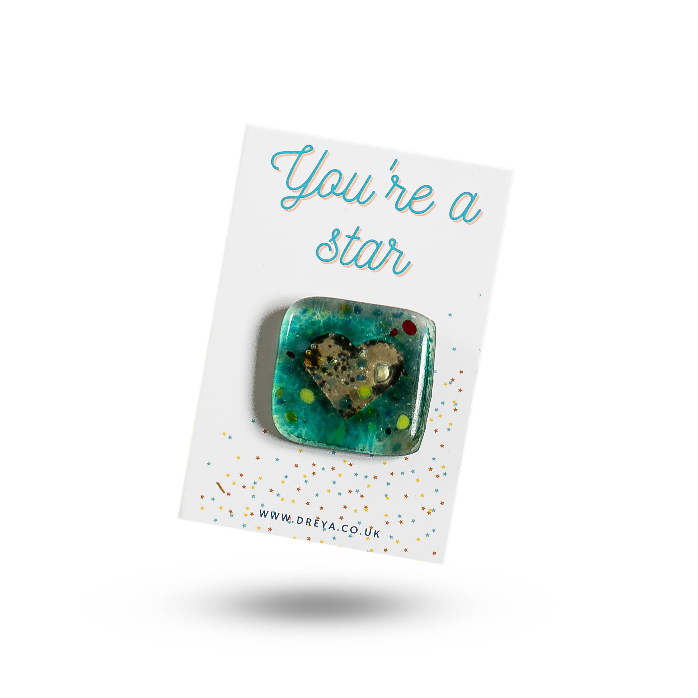 Dreya Glass - Wholesale Keepsake Coin/Token - You're a Star Pocket Charm